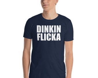 Dinkin Flicka Darryl Funny Michael Scott The Office Funny T-Shirt Gift | Dunder Mifflin Dwight Schrute Farms Fans