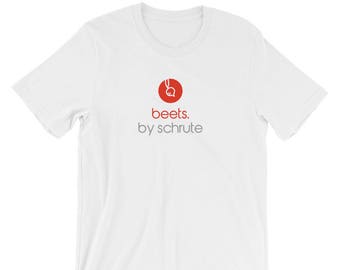 Beets by Schrute Tee - Funny Dwight Schrute &quot;The Office&quot; Fan Parody Novelty Gift T-Shirt