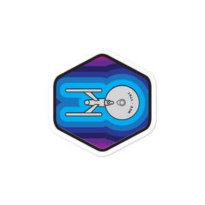 USS エンタープライズ NCC-1701 ビニール ラップトップ ステッカー デカール | スタートレック TV 番組ギフト