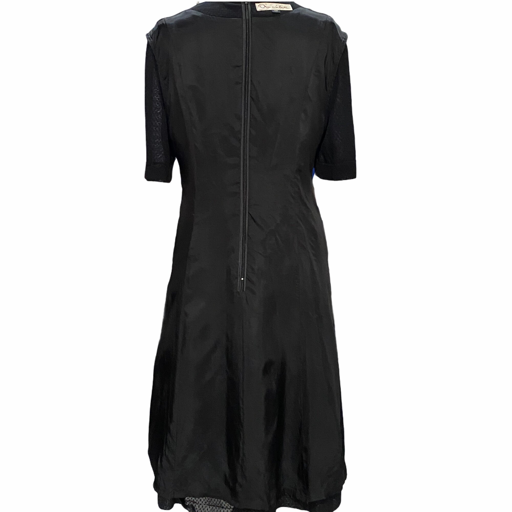 oscar de la renta black gown