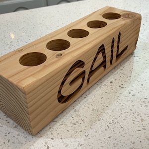 Pencil Holder / Solid Wood Pencil Holder / Teacher Gift / Caddy / Desk Organizer / Tool Holder / Craft Supplies/ Holiday Gift
