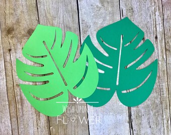 large leaf templates etsy