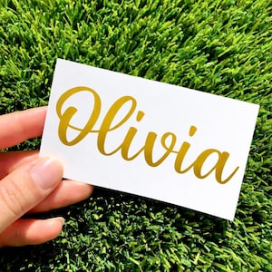 Stickers, Name Decal, Custom Stickers, Custom Name Sticker, Decals For Cars, Name Decals and Stickers, Bottle Sticker, Name Labels image 2