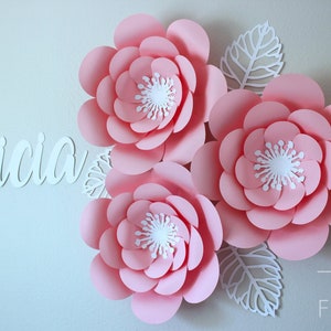 Paper Flowers Nursery, Paper Flowers Wall Decor, Kids Room Decor, Girl Nursery Decor, Nursery Wall Decor, Nursery Decor Girl, Girls Room