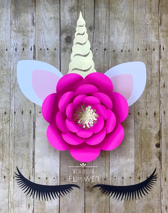 Flores de papel de unicornio decoraciones de unicornio - Etsy México Flores de papel de unicornio decoraciones de unicornio - Etsy México