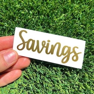 Money Envelope System Stickers Vinyl Decals Money Envelope Stickers Decals for Budget Binder Budget Stickers Cash Envelope System Labels