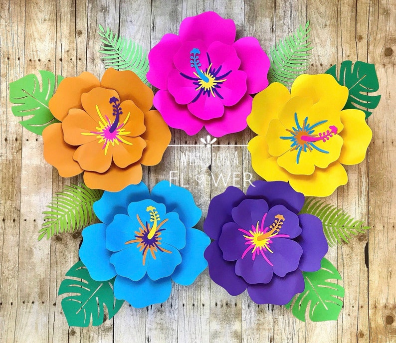 Paper Flower Wall Decor Cinco De Mayo Decorations Mexican Etsy