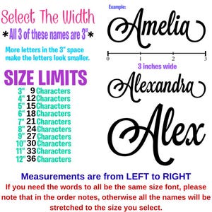 Stickers, Name Decal, Custom Stickers, Custom Name Sticker, Decals For Cars, Name Decals and Stickers, Bottle Sticker, Name Labels image 10