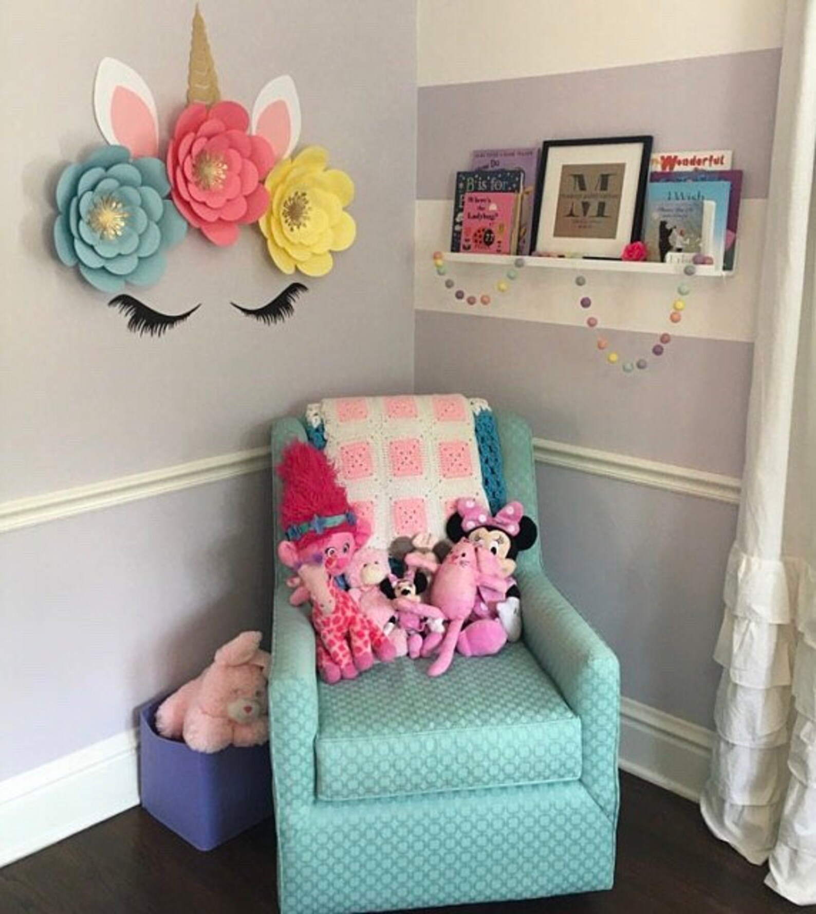 Unicorn Party Decorations Unicorn Party Backdrop Unicorn Etsy