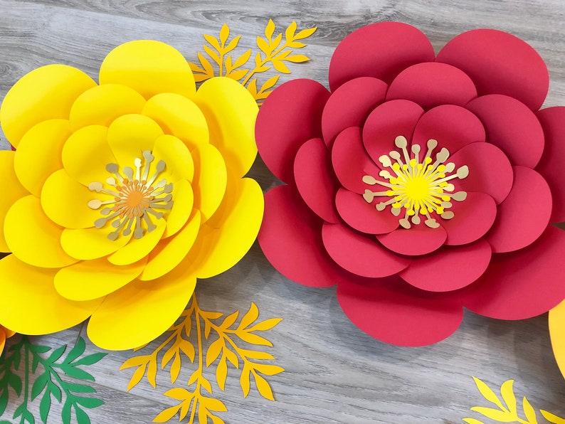 Fall Decorating Ideas, Paper Flower Wall Decor, Decorations for Party, Decorations for Home, Thanksgiving Decorations, Paper Flower Backdrop image 4