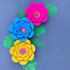 Paper Flower Wall Decor, Cinco De Mayo Decorations, Mexican Paper Flowers, Mexican Party Decorations, Fiesta Baby Shower Decorations