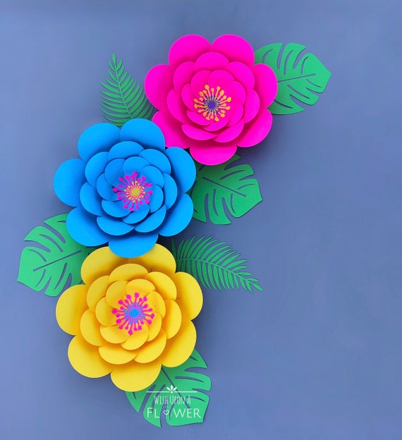 Paper Flower Wall Decor, Cinco De Mayo Decorations, Mexican Paper