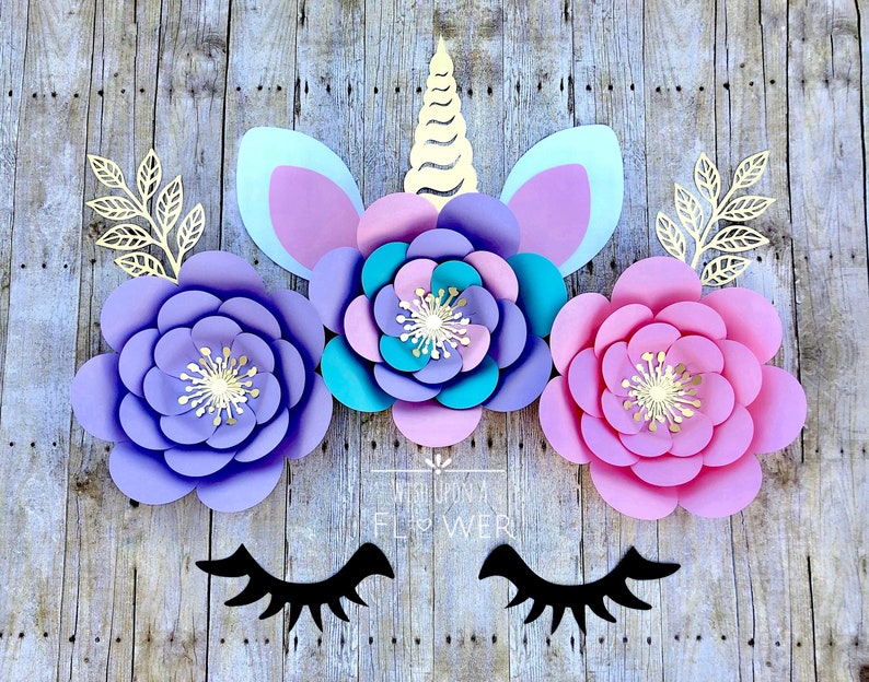 Unicorn Party Decorations Unicorn Party Backdrop Unicorn Etsy