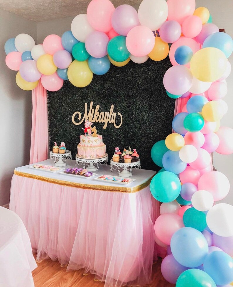 24 Wide Paper Material Dessert Table Name Sign Custom Etsy