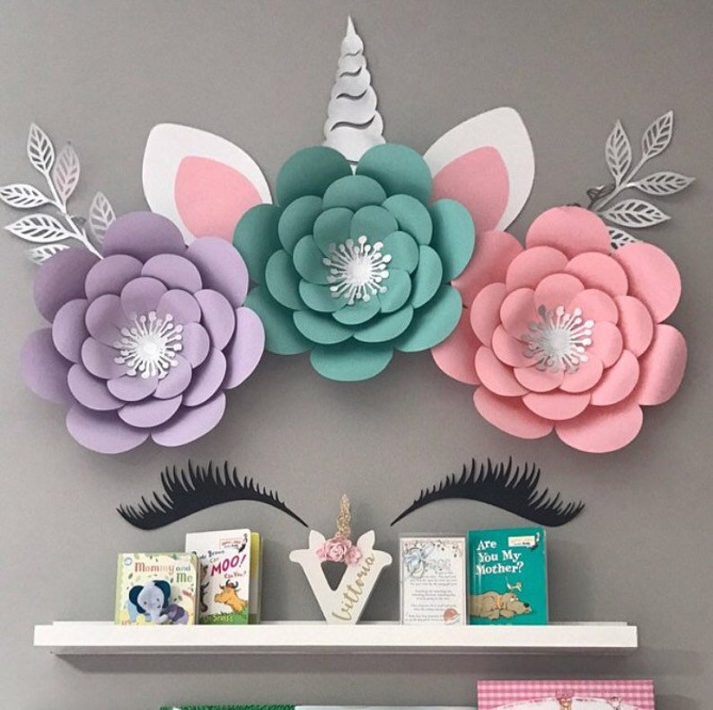 Unicorn Flower Backdrop, DIY, Unicorn Party, Unicorn Birthday, Unicorn Backdrop, Unicorn Party Decorations, Unicorn Baby Shower Decorations imagem 5