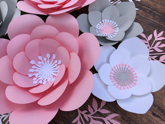 Diy Paper Flowers 30cm Paper Rose For Wedding & Event Birthday Baby Shower  Decor Backdrops Deco Baby Nursery Rose Fashion Show - Artificial Flowers -  AliExpress