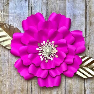 Plantilla de flor de papel, flor de papel SVG, unicornio SVG, plantilla de flor de unicornio, telón de fondo de unicornio, flores de papel de boda, flor de papel DIY