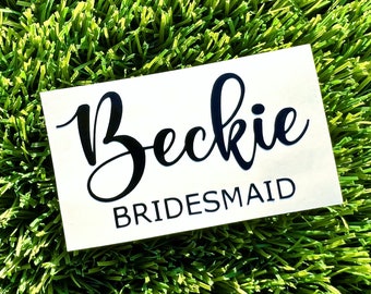 Bridesmaid Proposal, Stickers, Decals, Wedding Party, Maid of Honor Gift, Bridesmaid Ask Gift, Gift for Bridesmaid, Maid of Honor Proposal