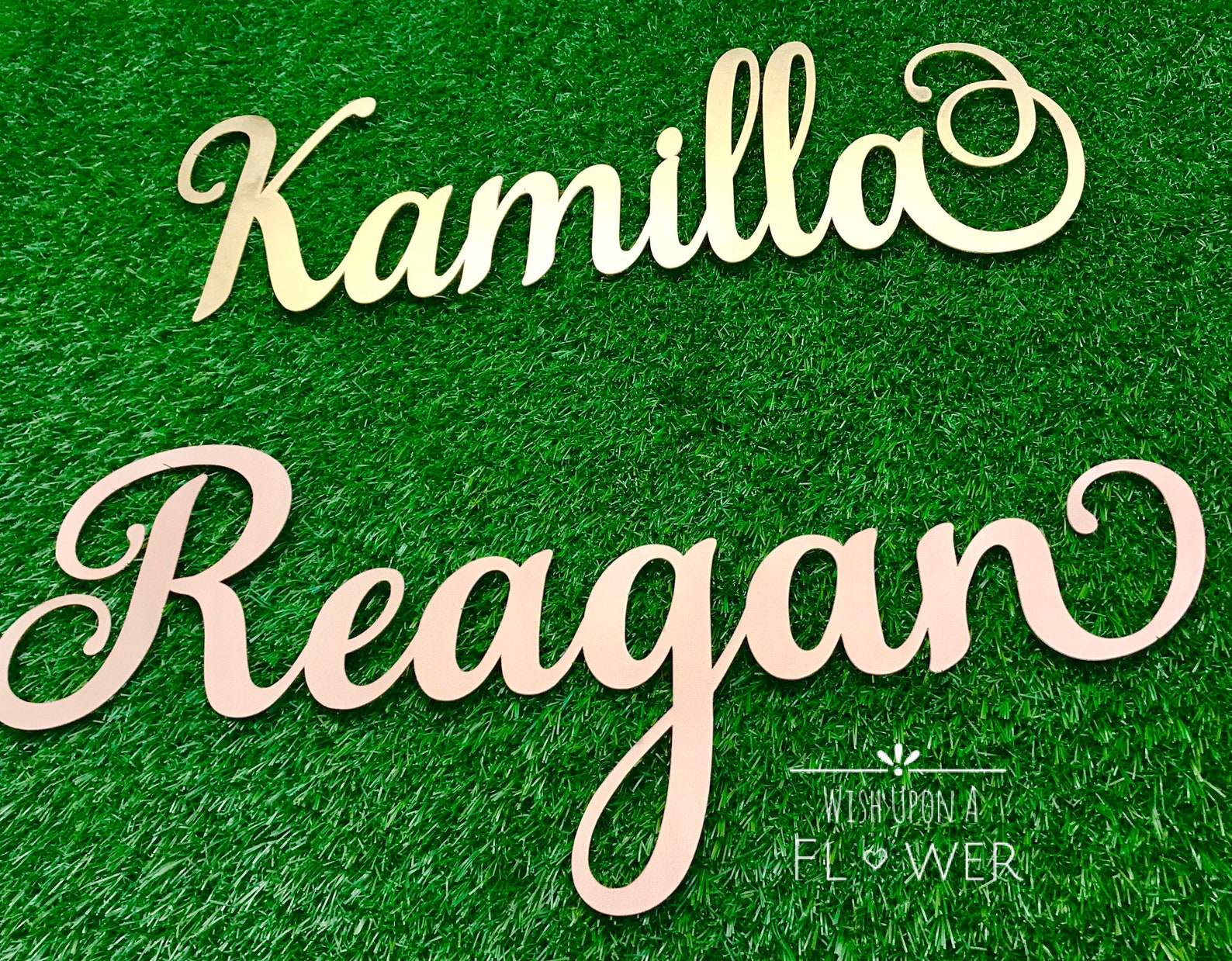 24 Paper Gold Name Nursery Sign Nursery Name Sign Etsy