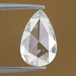 1 CT Pear Shape Rose cut Diamond 10 MM GH color Si clarity Natural Loose Diamond For Engagement Ring