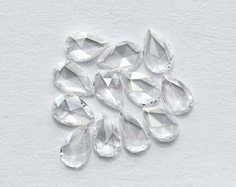 CT Pear Rose Cut FG VS Natural Loose Diamond