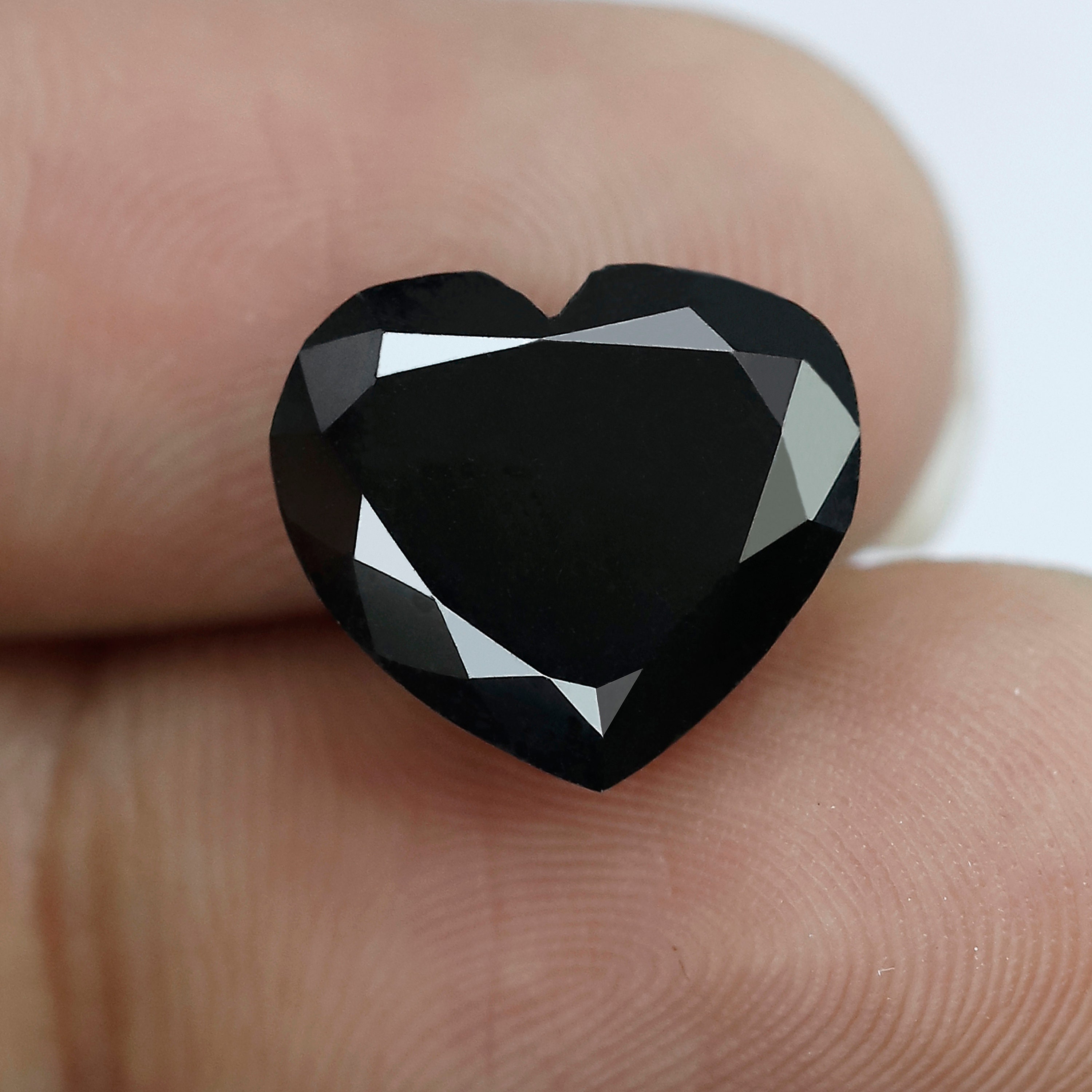 Huge heart black diamond