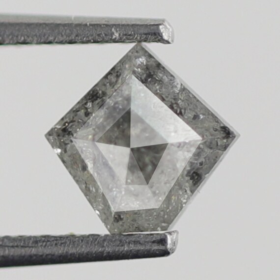 Rechazar magia tubo 6.3 x 6.5 x 3.5 MM Forma geométrica única Diamante 0.92 CT - Etsy España