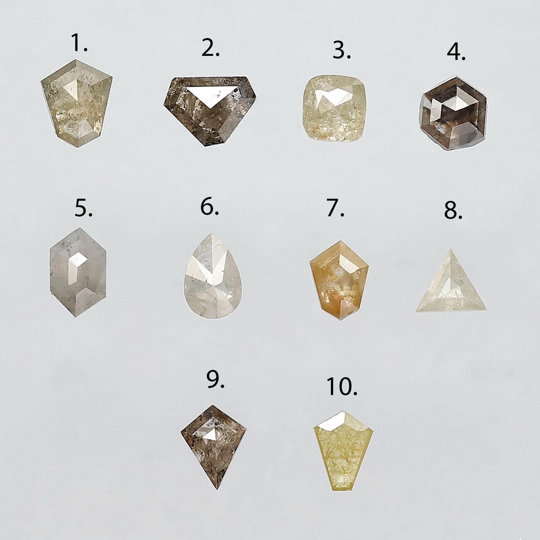 Rustic Diamond Mix Lot: 4-6mm Natural Earth Mined Loose Diamonds - Etsy
