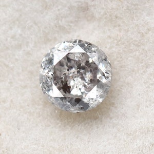 4mm Natural Black Diamond Round Shape Solitaire Polished Brilliant