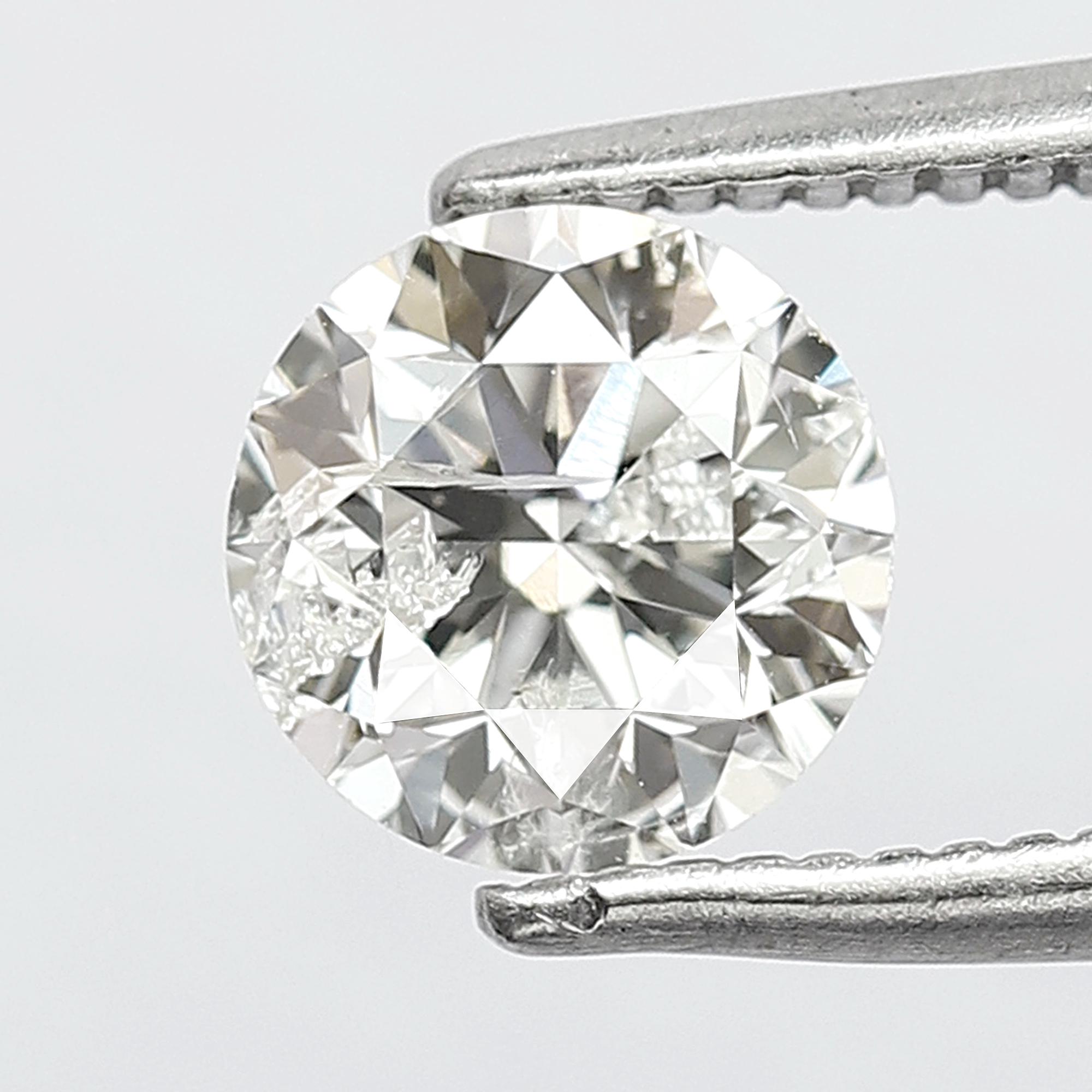 1.04カラットのラウンドカットダイヤモンド：FGカラー、ルース天然