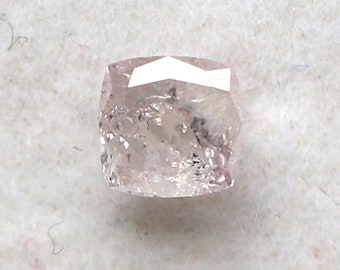0.56 CT Light Pink Cushion Cut Diamond: Natural Loose Gemstone