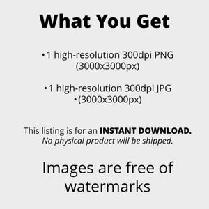 The image is a high-resolution 300dpi Png and a high-resolution 300dpi JPG, both of which are in the form of a 3000x3000px (3000x3000px) size.