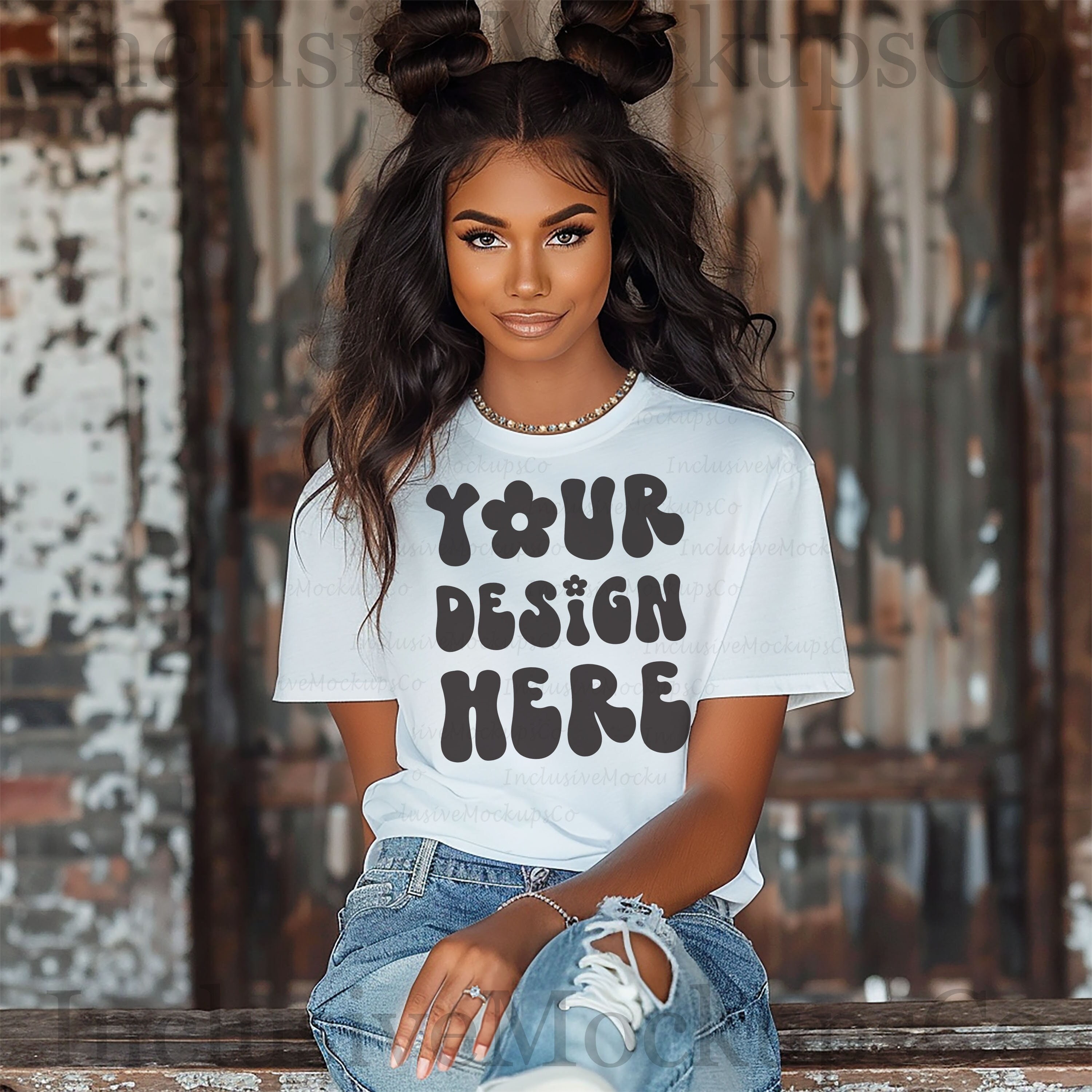 White Comfort Colors Mockup White Comfort Colors 1717 White C1717 Comfort Color Mockup White Whole Shop Mockup Bundle Black Girl Mockup Tee