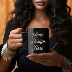 Mug Mockups Black Coffee Cup Mock Up Bundle Tumbler Mock Up Stock Photo Mockup Styled Black Model Mockup JPG Digital Download 20 oz Mug Mock