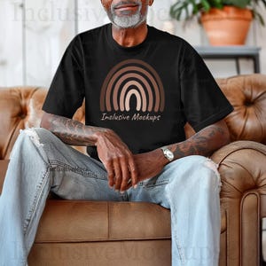 Comfort Color Mockup Black Tshirt Mockup Black Model Mockup Comfort Colors 1717 Black Mockup C1717 Mockup Fathers Day Mockup Black Dad