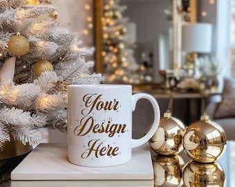 Mug Mockups Christmas Mockup White Coffee Mug Mockup Bundle Coffee Cup Mock Up Canva Mockup JPG Digital Download 11oz Mug Mockup 11 oz Mug