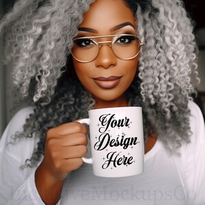 11 oz Mug Mockup Bundle Black Model Mockup Coffee Cup Mockup Black Woman Mockup 11oz Coffee Mug Mockup Coffee Digital Tumbler Mockup Canva