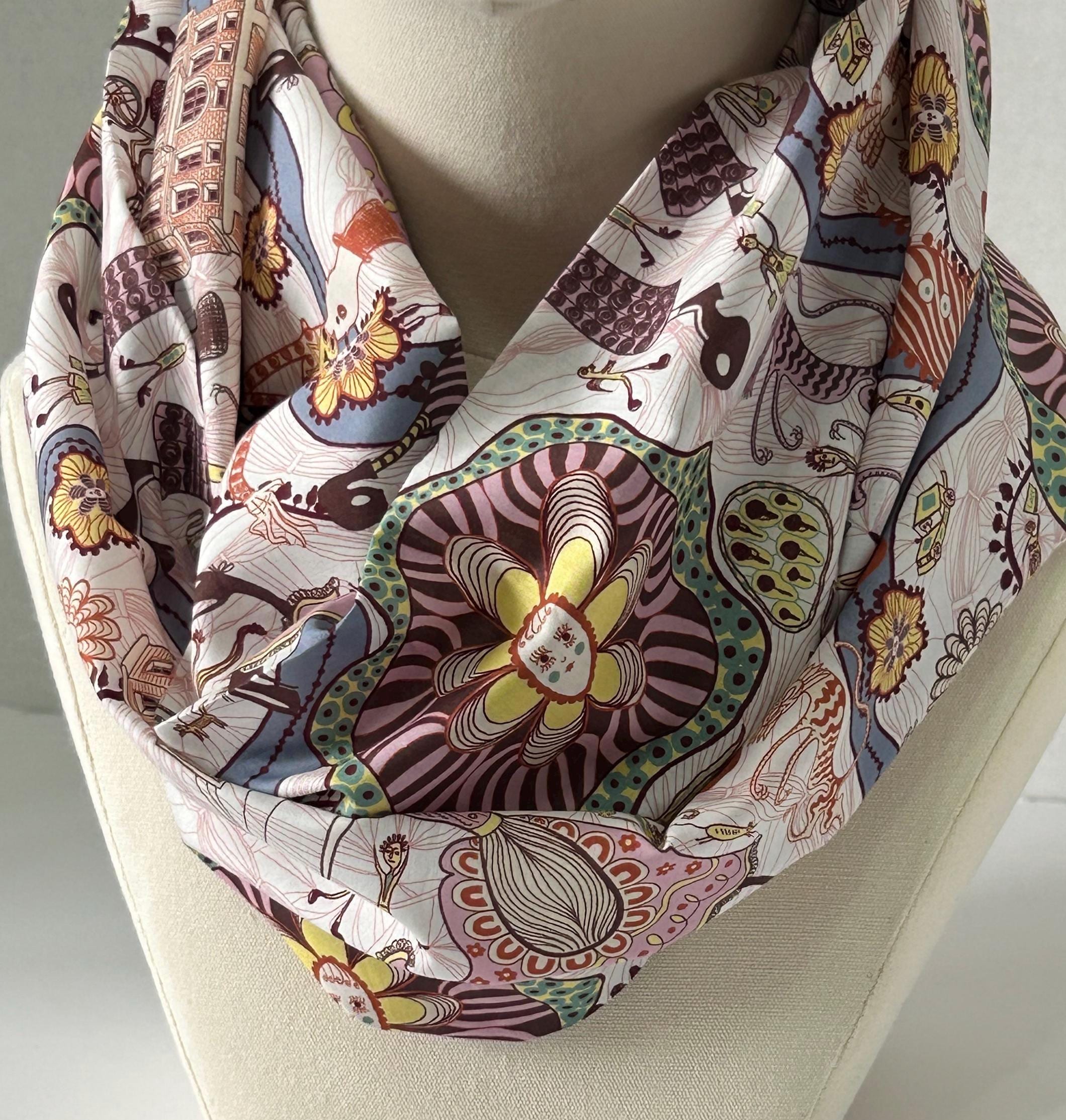 Grayson Perry Scarf - Etsy UK