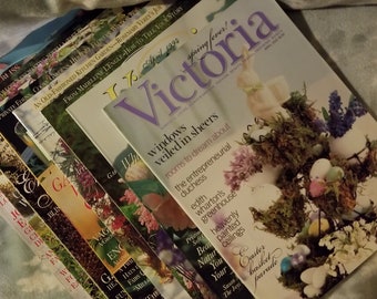 Vintage Victoria Magazines Easter Issues 1994 - 2001