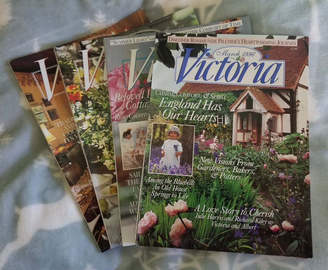 Vintage 1996 Issues of Victoria Magazine - Etsy