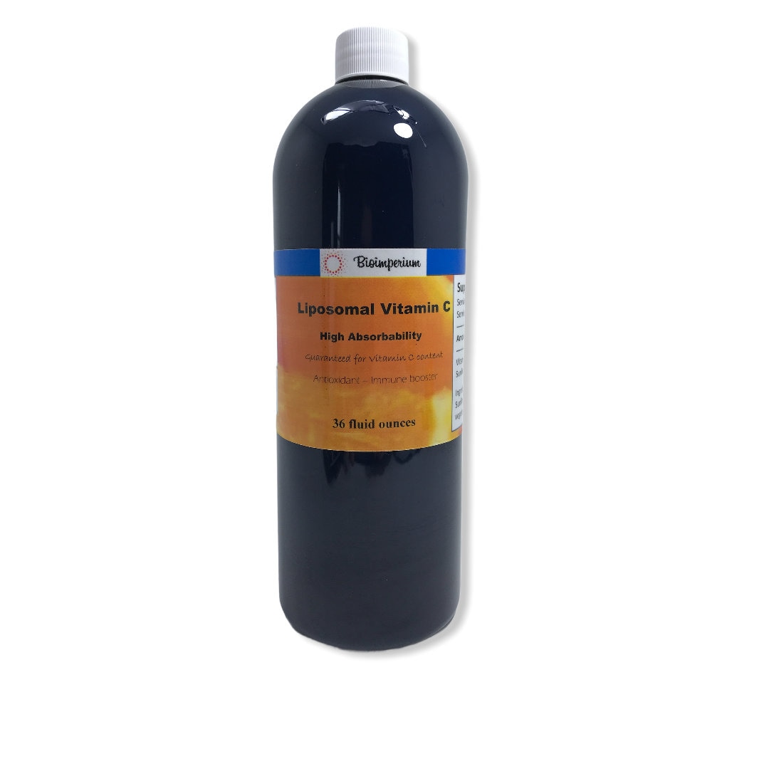 Liquid Liposomal Vitamin C Sunflower Lecithin 36 Fluid Ounces Etsy