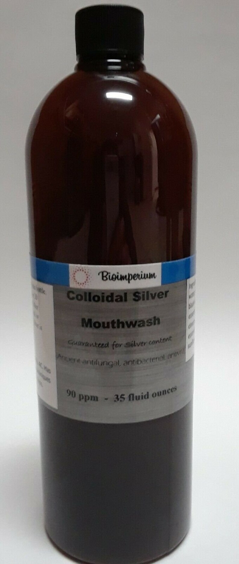 Colloidal Silver Mouthwash 90 Ppm Nano 35 Ounces Immune Etsy