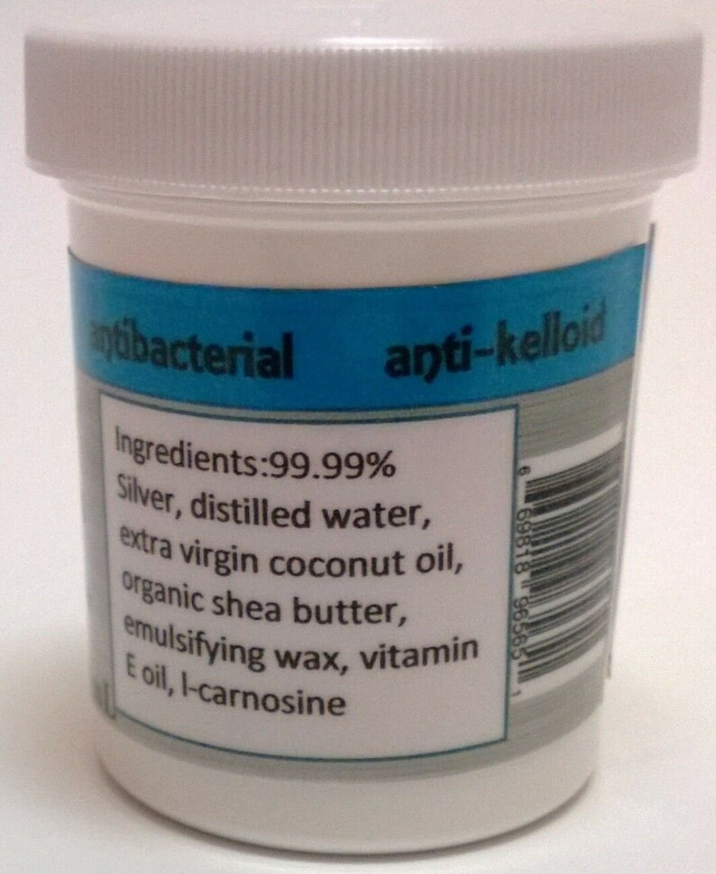 220 Ppm Colloidal Silver Healing Cream 4 Oz Ounces Nano Sized Etsy