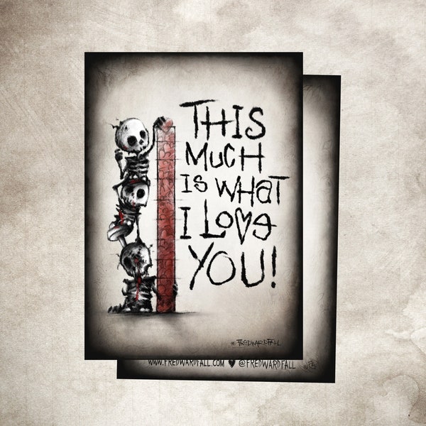 Postcard "Much Love" by Fredwardfall. It's not about how to say it, just say it.