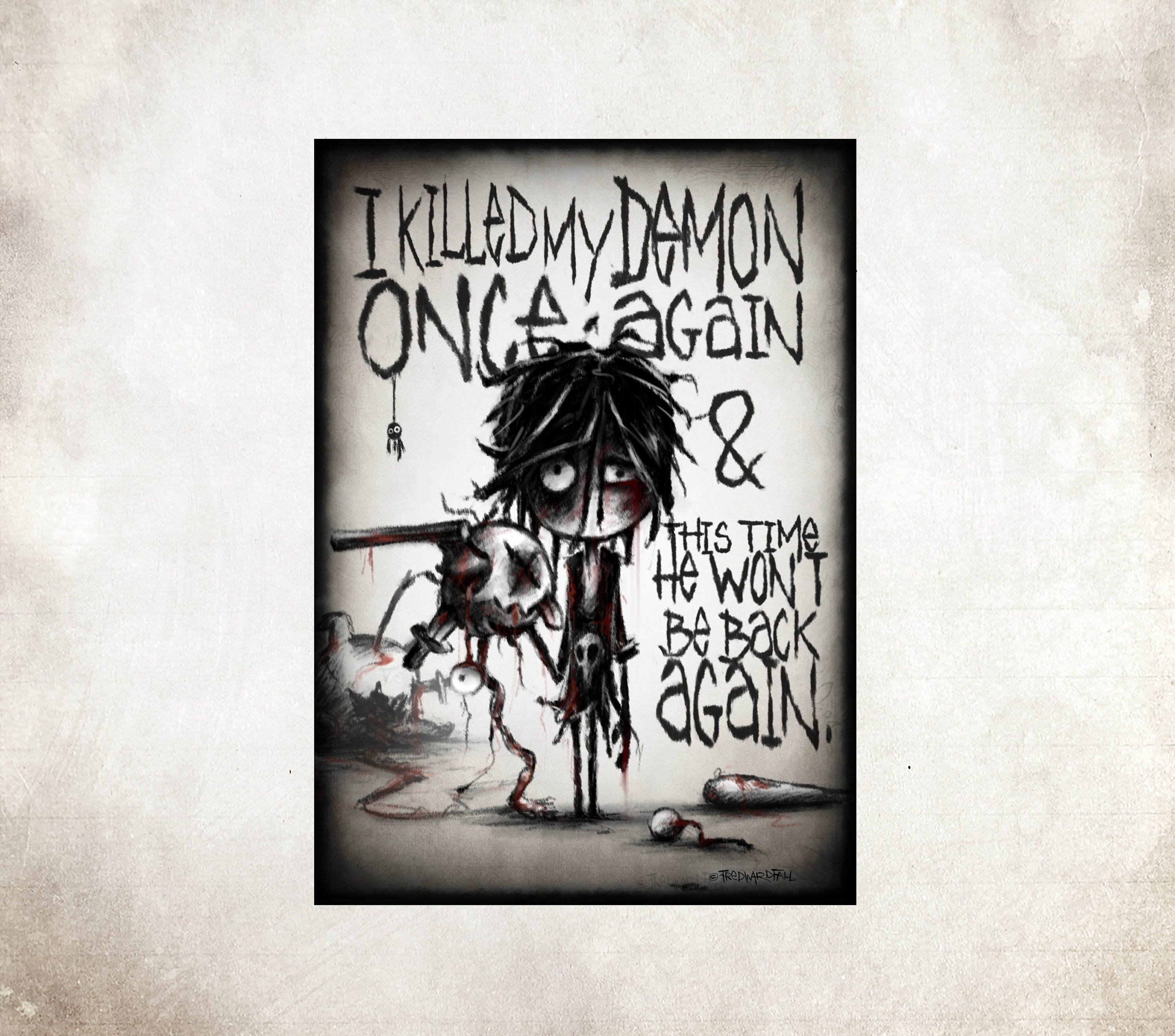 Drawing "DEMON KILLER" by Fredwardfall.