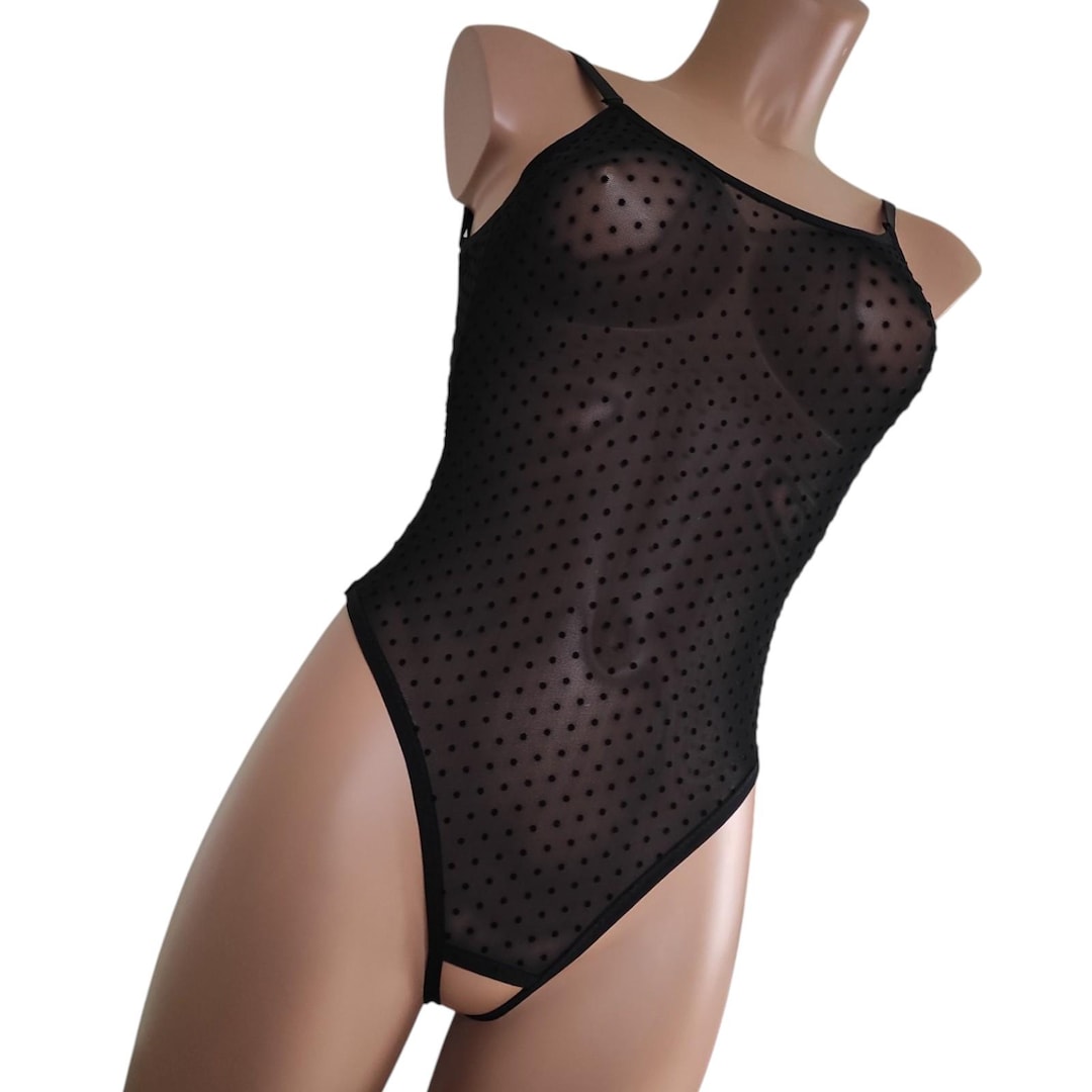 Women's Crotchless Bodysuit