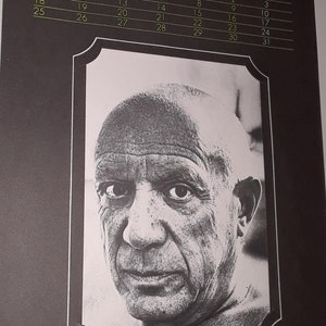 Pablo Picasso Post Card Calendar 1993 Museu Picasso de Barcelona 12 Postcards with a ticket or permit Ayuntamiento de Barcelona