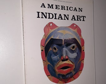 Arte indio americano de Norman Feder - 1973 Abrams VG- Libro en rústica comercial grande