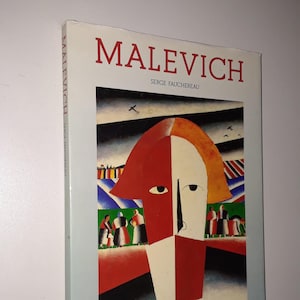 Kazimir Malevich Buch 1992 von Serge Fauchereau, Pub bei Ediciones Poligrafa, Barcelona, VG + DJ, in englischer Text, außerdem 3 Postkarten