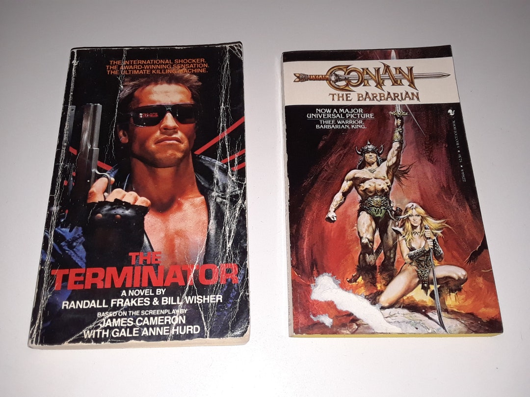 Terminator First Appearance The Terminator 1985 1st Print and Conan the Barbarian 1982 4th Print ...
